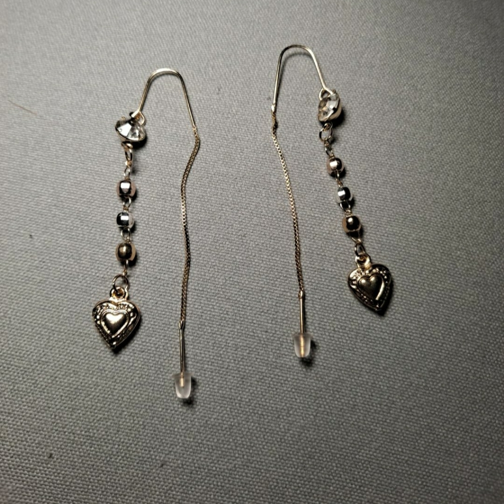 Heart Dangle Earrings